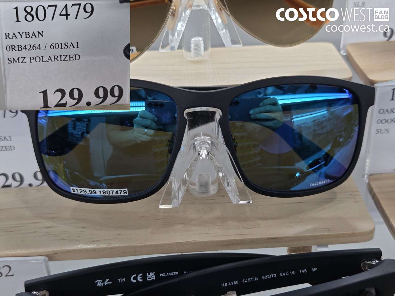 1807479 RAYBAN 0RB4264 / 601SA1 SMZ POLARIZED $129.99