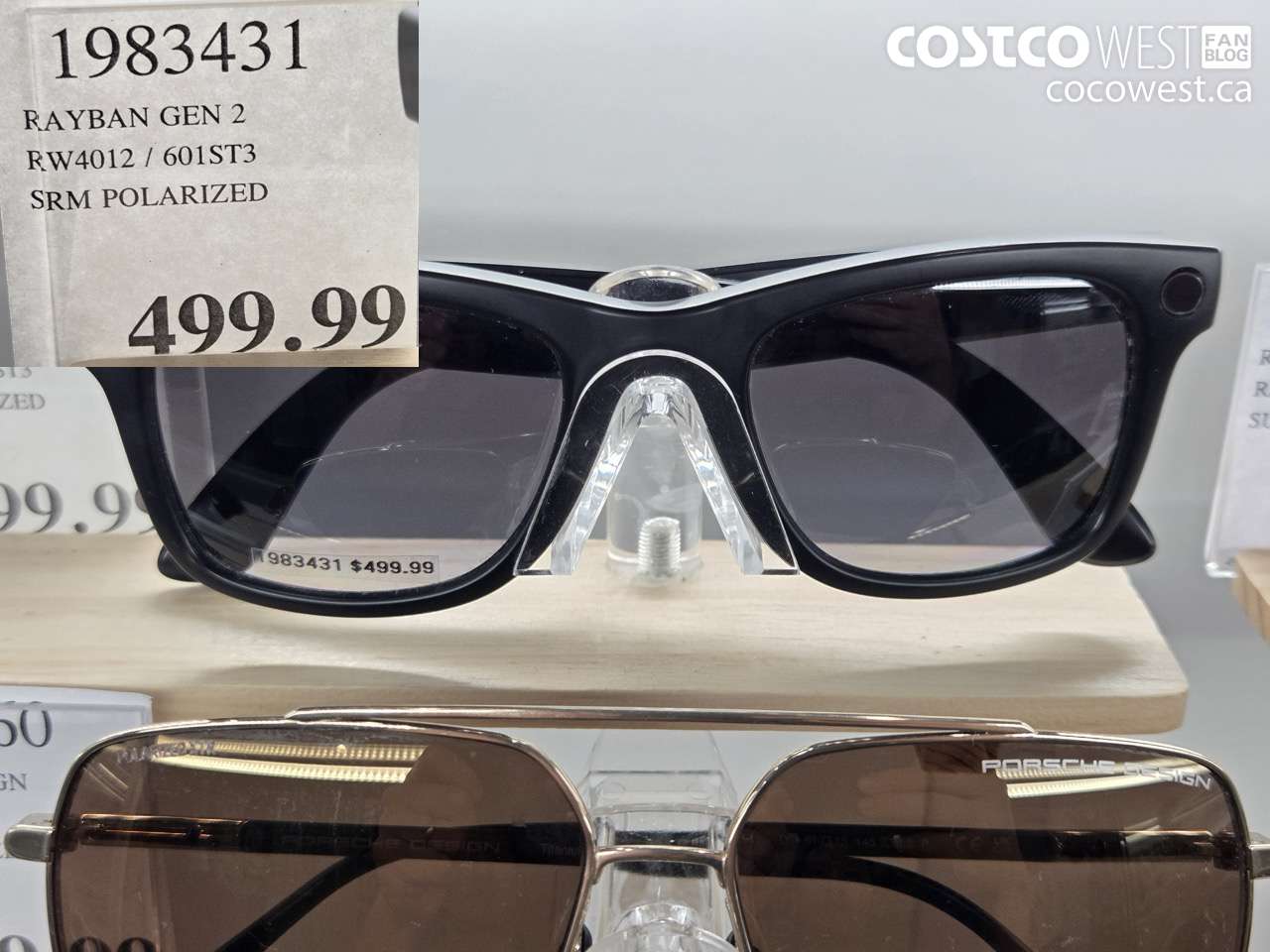 1983431 RAYBAN GEN 2 RW4012 / 601ST3 SRM POLARIZED $499.99