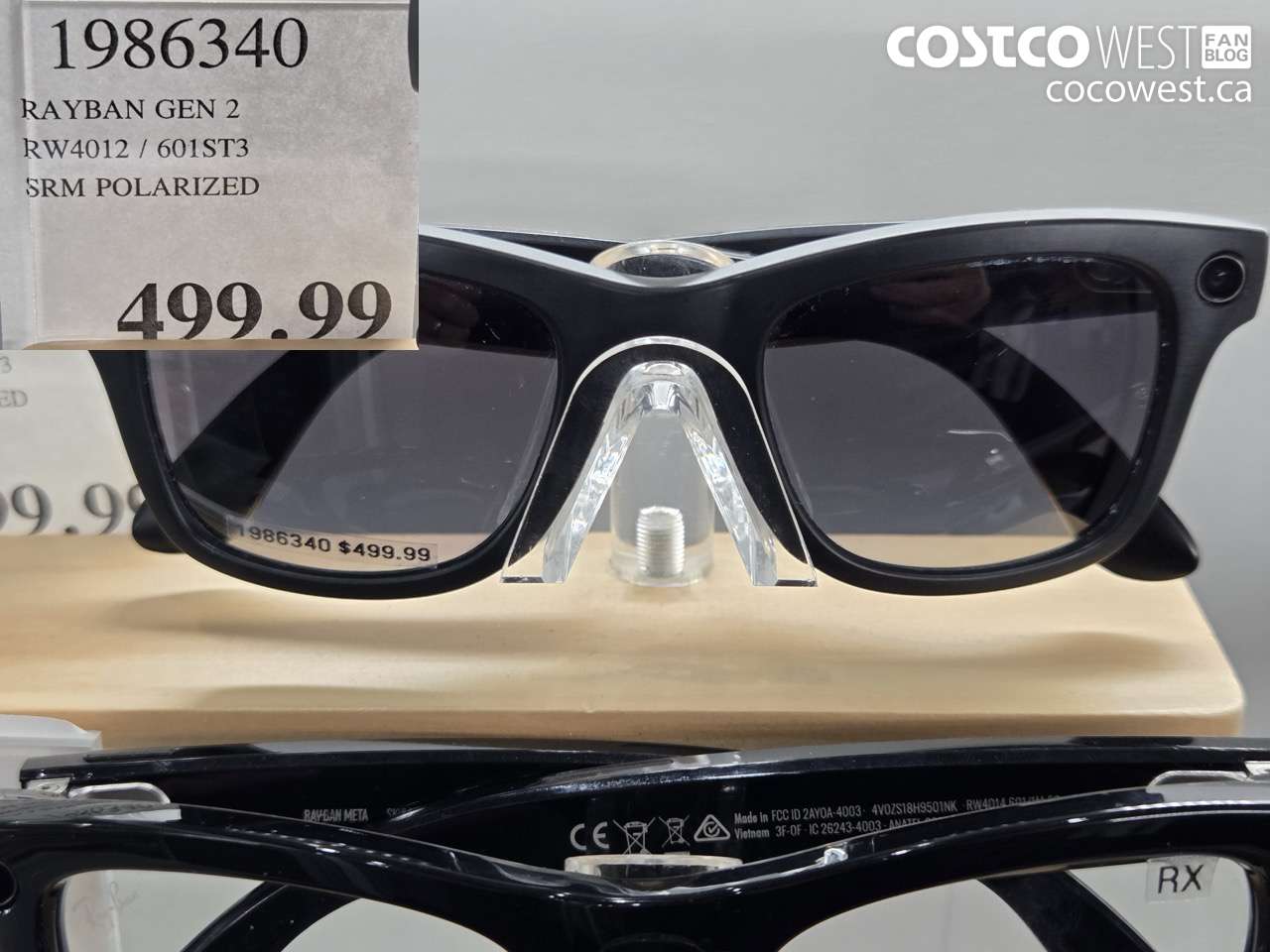 1986340 RAYBAN GEN 2 RW4012 / 601ST3 SRM POLARIZED $499.99