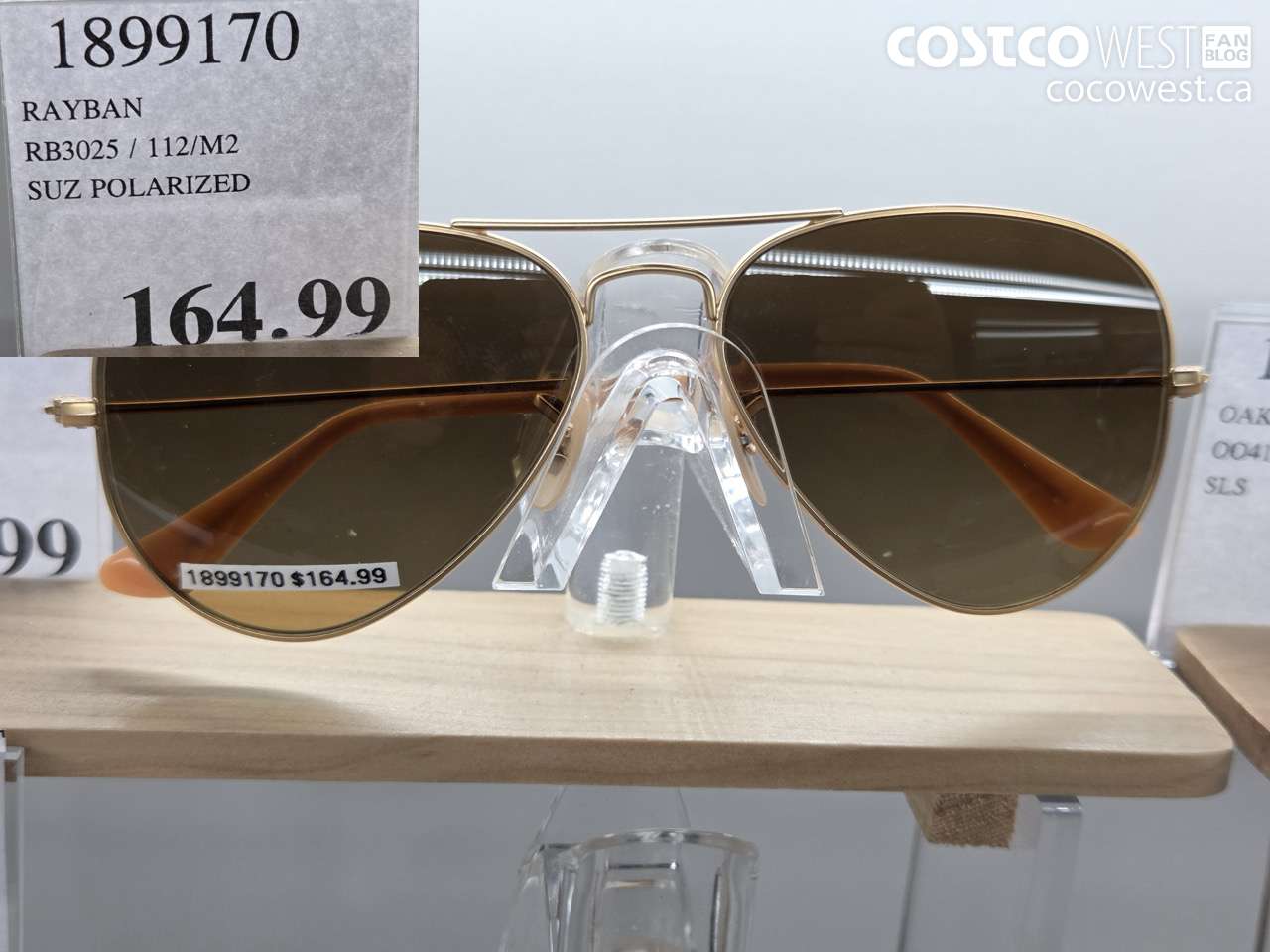 1899170 RAYBAN RB3025 / 112/M2 SUZ POLARIZED $164.99