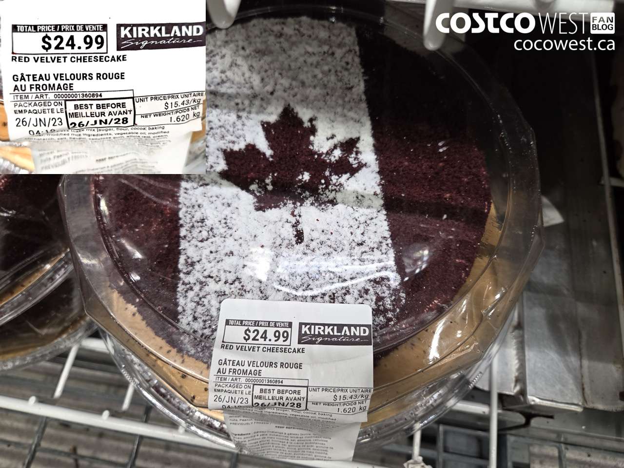 1360894 RED VELVET CHEESECAKE $24.99