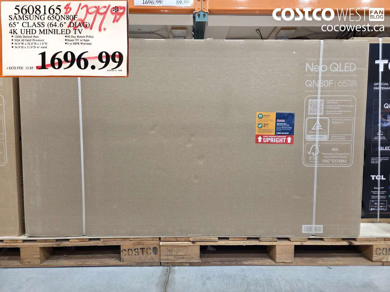5608165 SAMSUNG 65QN80F 65