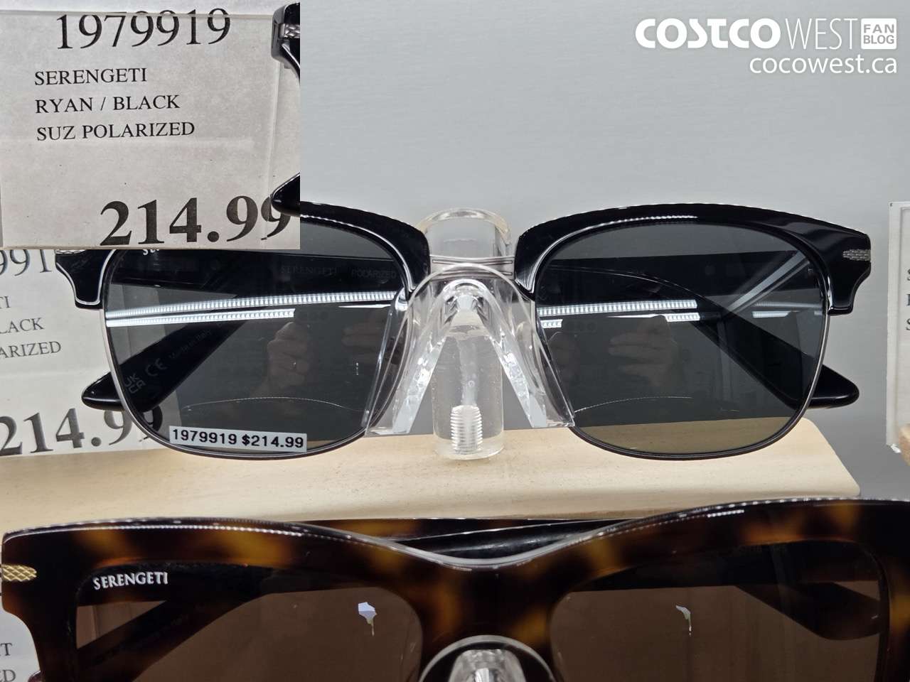 1979919 SERENGETI RYAN / BLACK SUZ POLARIZED $214.99