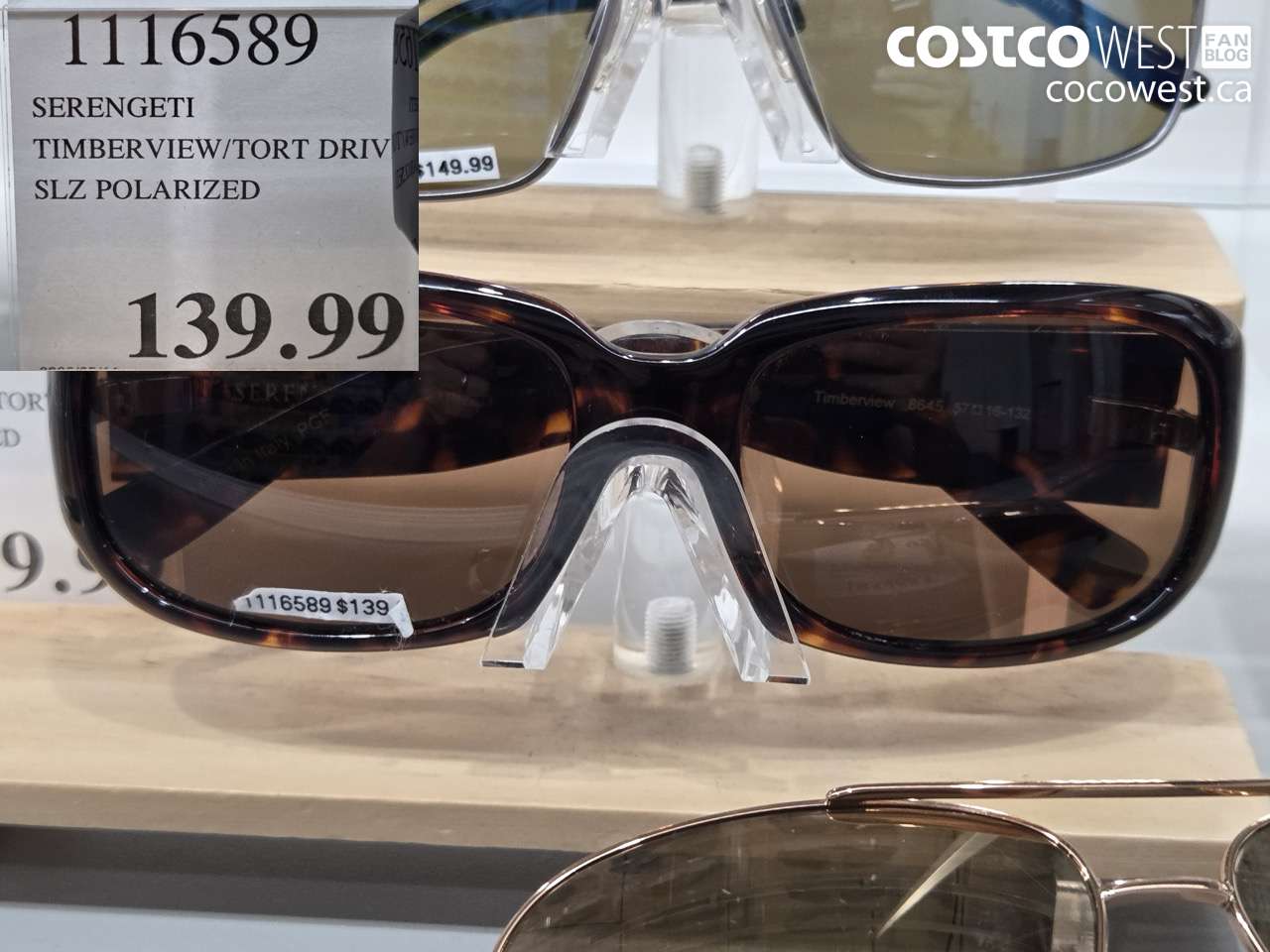 1116589 SERENGETI TIMBERVIEW/TORT DRIV SLZ POLARIZED $139.99