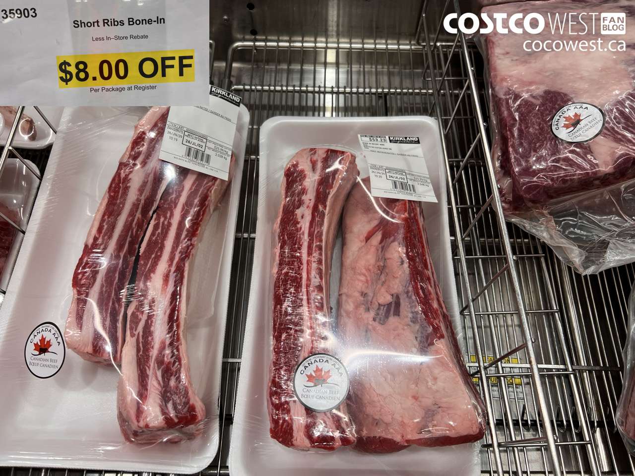 35903 SHORT RIBS BONE-IN ($8.00 INSTANT SAVINGS)