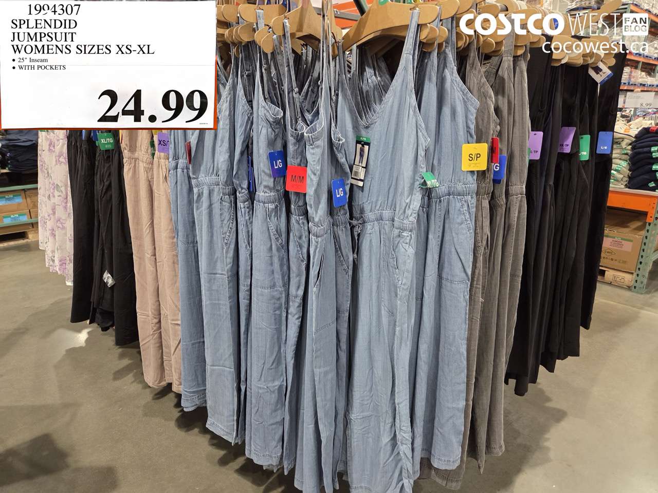 194307 SPLENDID JUMPSUIT WOMENS SIZES XS-XL $24.99