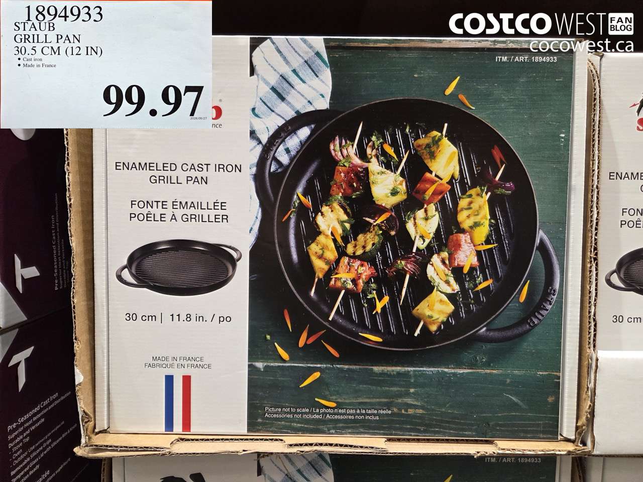 1894933 STAUB GRILL PAN 30.5 CM (12 IN) $99.97