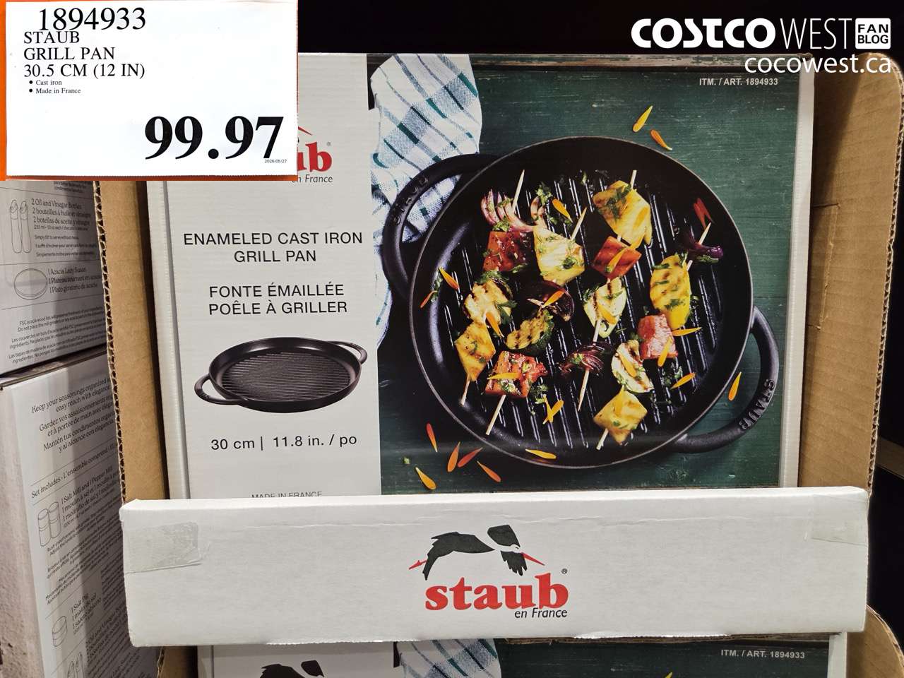 1894933 STAUB GRILL PAN 30.5 CM (12 IN) $99.97