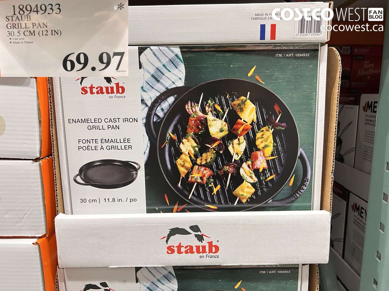 1894933 STAUB GRILL PAN 30.5 CM (12 IN) $69.97