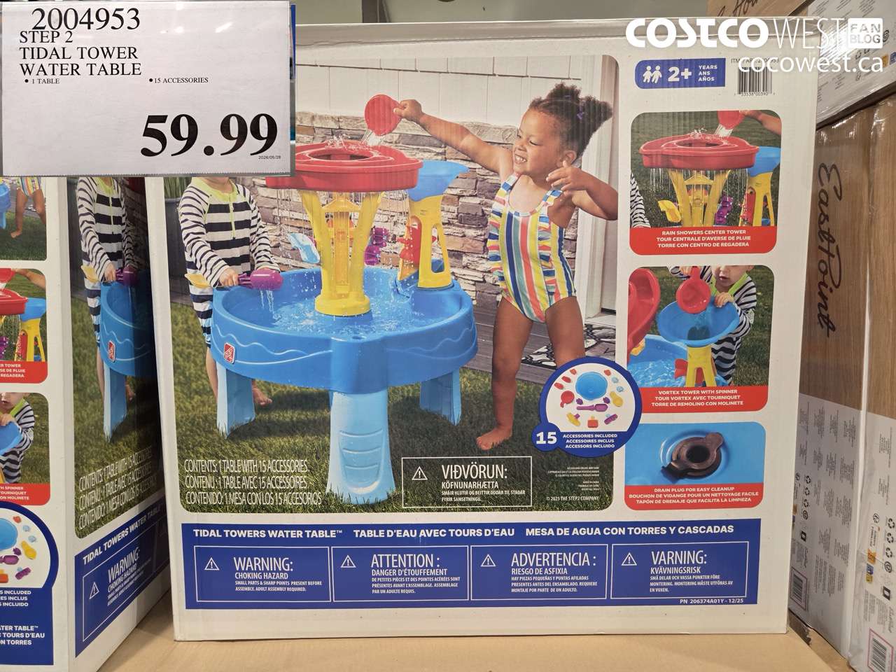 2004953 STEP 2 TIDAL TOWER WATER TABLE $59.99