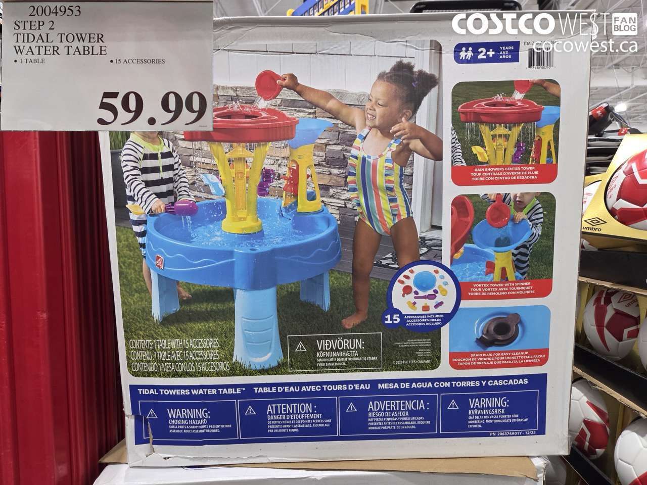 2004953 STEP 2 TIDAL TOWER WATER TABLE $59.99