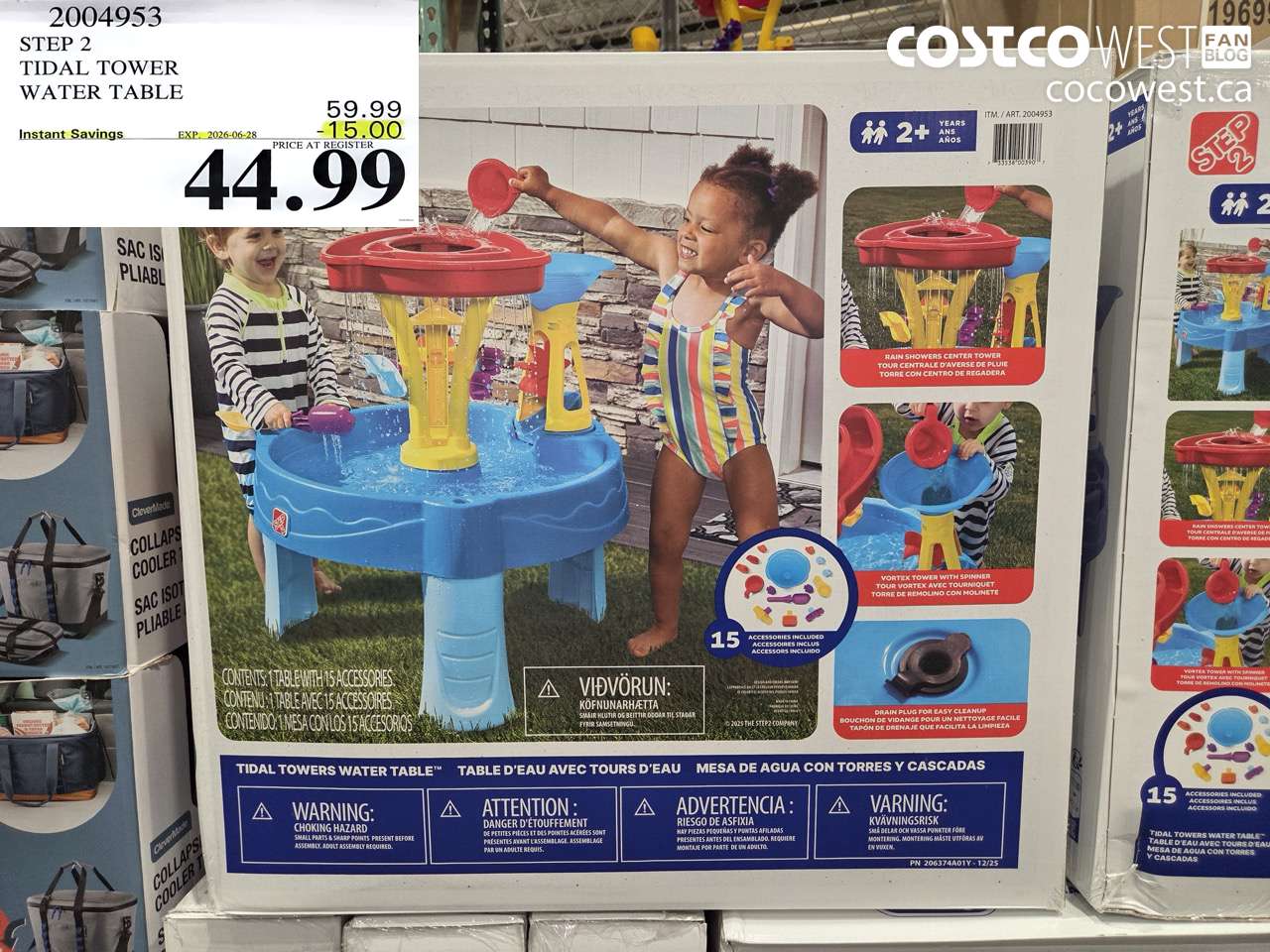 2004953 STEP 2 TIDAL TOWER WATER TABLE ($15.00 INSTANT SAVINGS EXPIRES ON 2026-06-28) $44.99