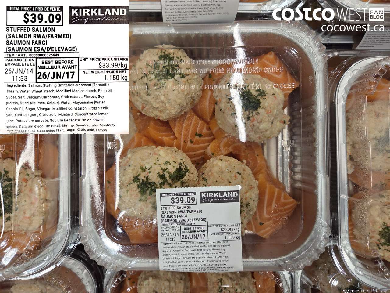 26649 STUFFED SALMON SALMON RWA/FARMED $33.99