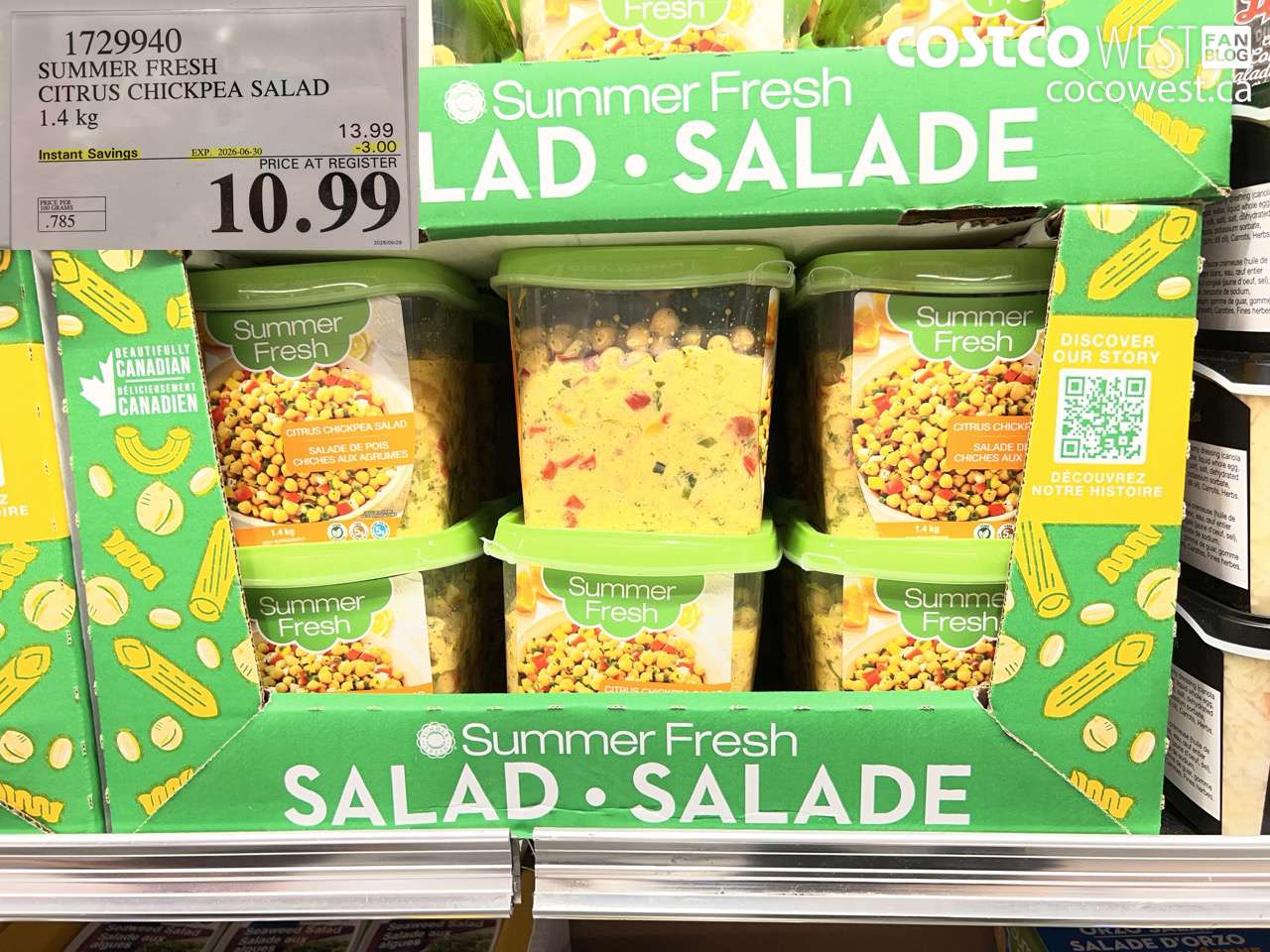 1729940 SUMMER FRESH CITRUS CHICKPEA SALAD 1.4 KG ($3.00 INSTANT SAVINGS EXPIRES ON 2026-06-30) $10.99