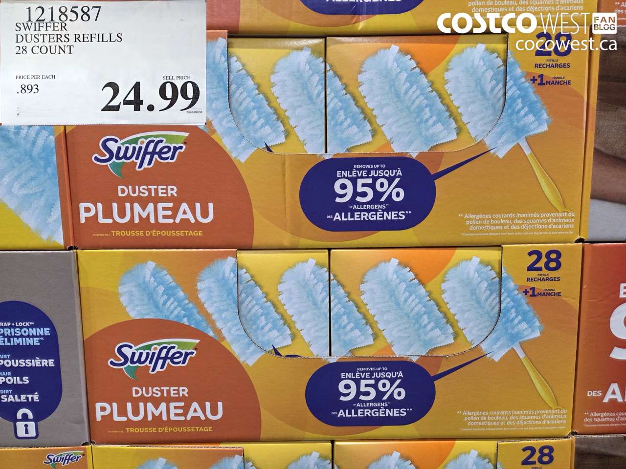 1218587 SWIFFER DUSTERS REFILLS 28 COUNT $24.99