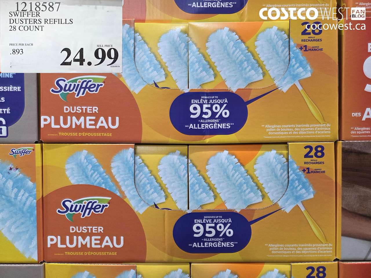 1218587 SWIFFER DUSTERS REFILLS 28 COUNT $24.99