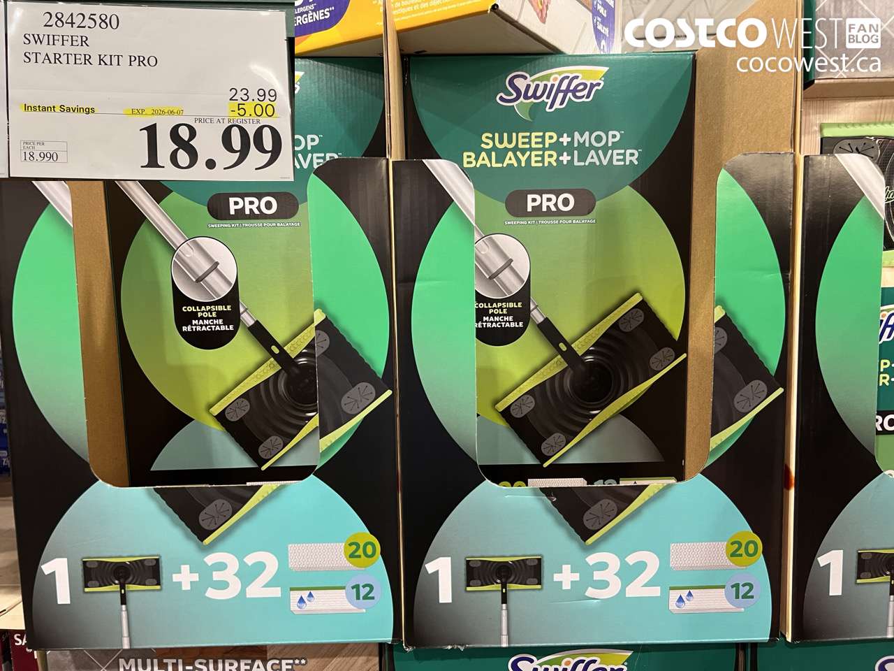 2842580 SWIFFER STARTER KIT PRO ($5.00 INSTANT SAVINGS EXPIRES ON 2026-06-07) $18.99