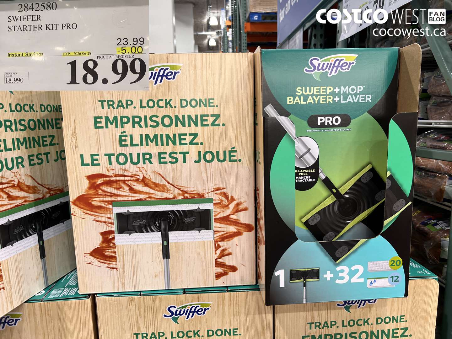 2842580 SWIFFER STARTER KIT PRO ($5.00 INSTANT SAVINGS EXPIRES ON 2026-06-28) $18.99