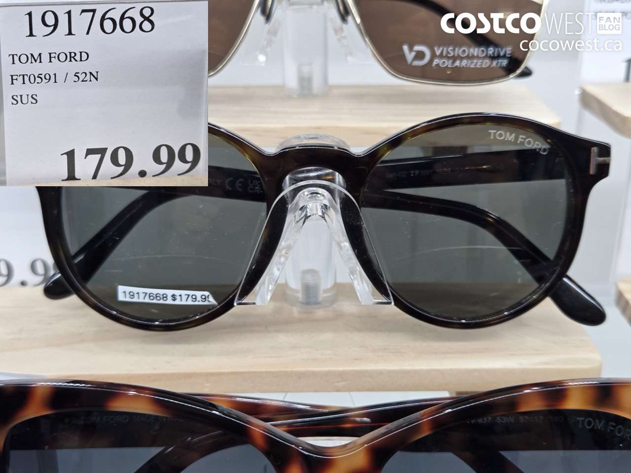 1917668 TOM FORD FT0591 / 52N SUS $179.99