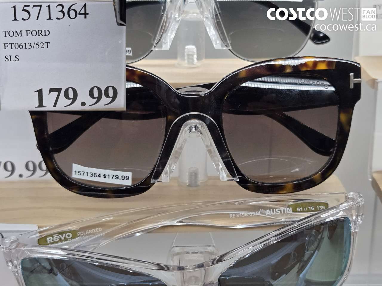 1571364 TOM FORD FT0613/52T SLS $179.99