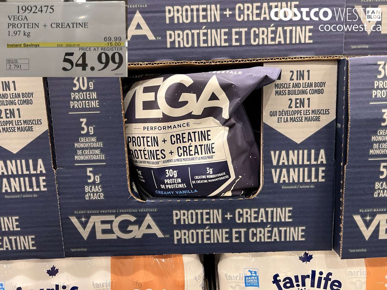 1992475 VEGA PROTEIN + CREATINE 1.97 KG ($15.00 INSTANT SAVINGS EXPIRES ON 2026-07-05) $54.99