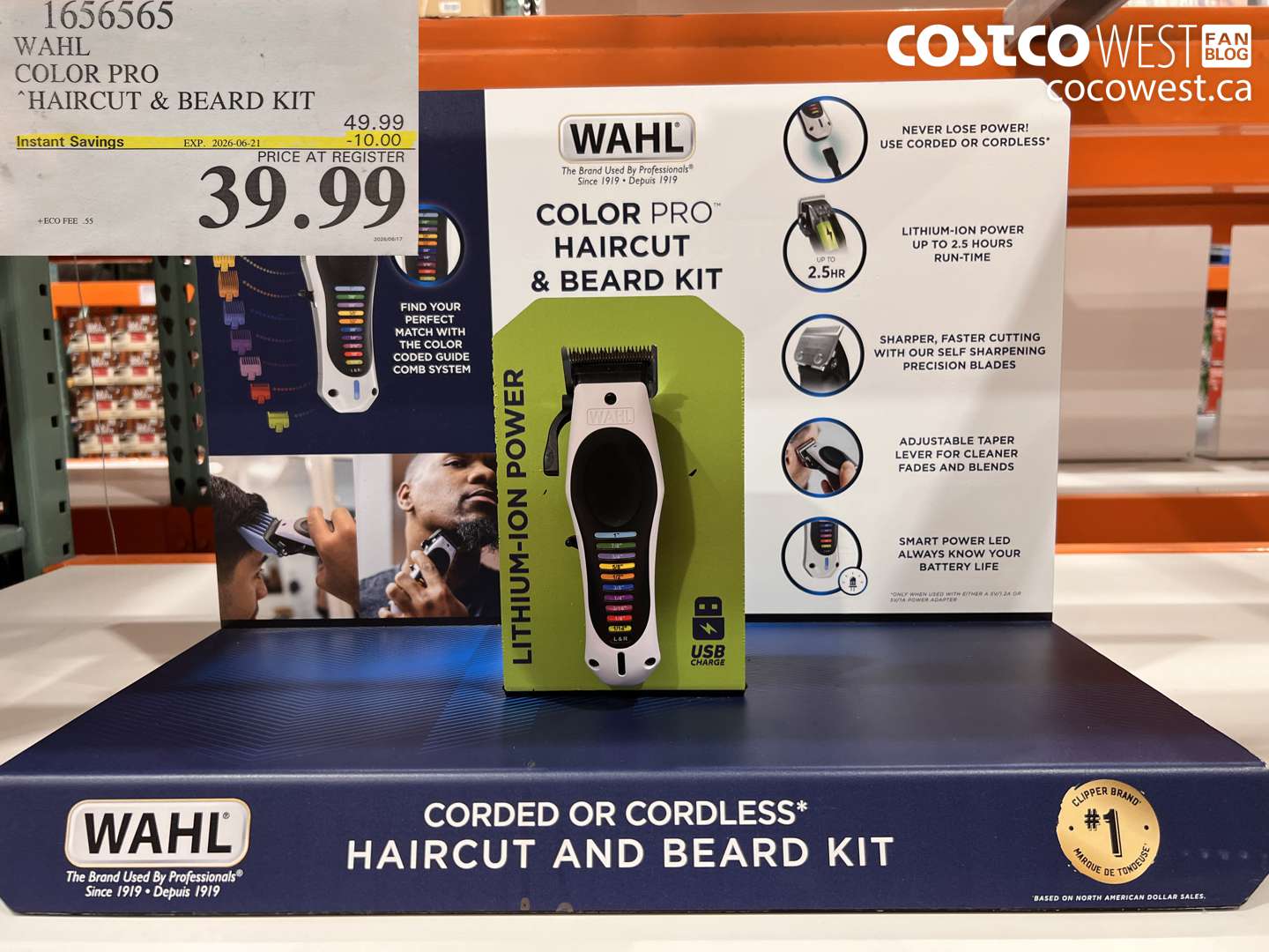 1656565 WAHL COLOR PRO HAIRCUT & BEARD KIT ($10.00 INSTANT SAVINGS EXPIRES ON 2026-06-21) $39.99