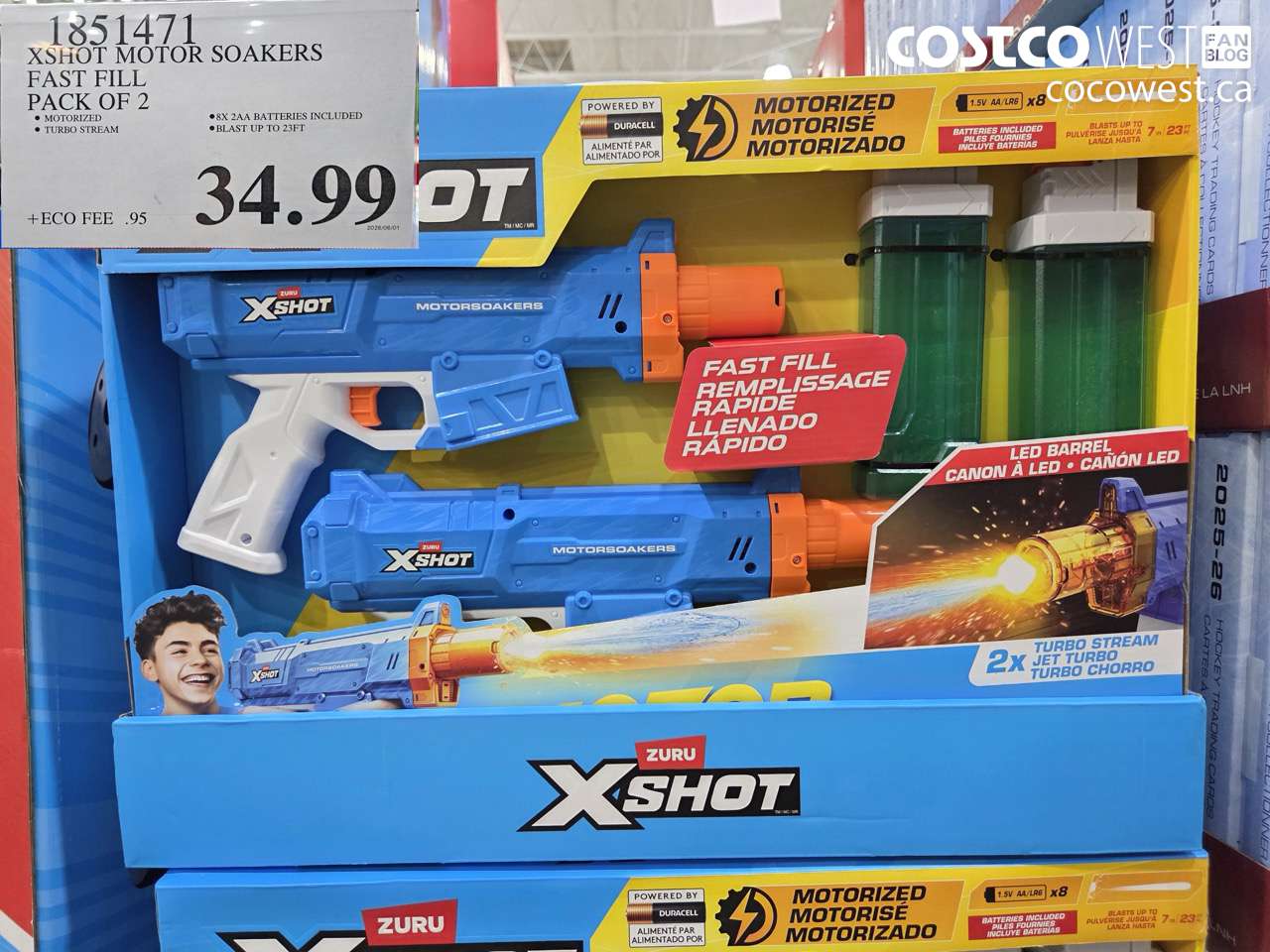 1851471 XSHOT MOTOR SOAKERS FAST FILL PACK OF 2 $34.99