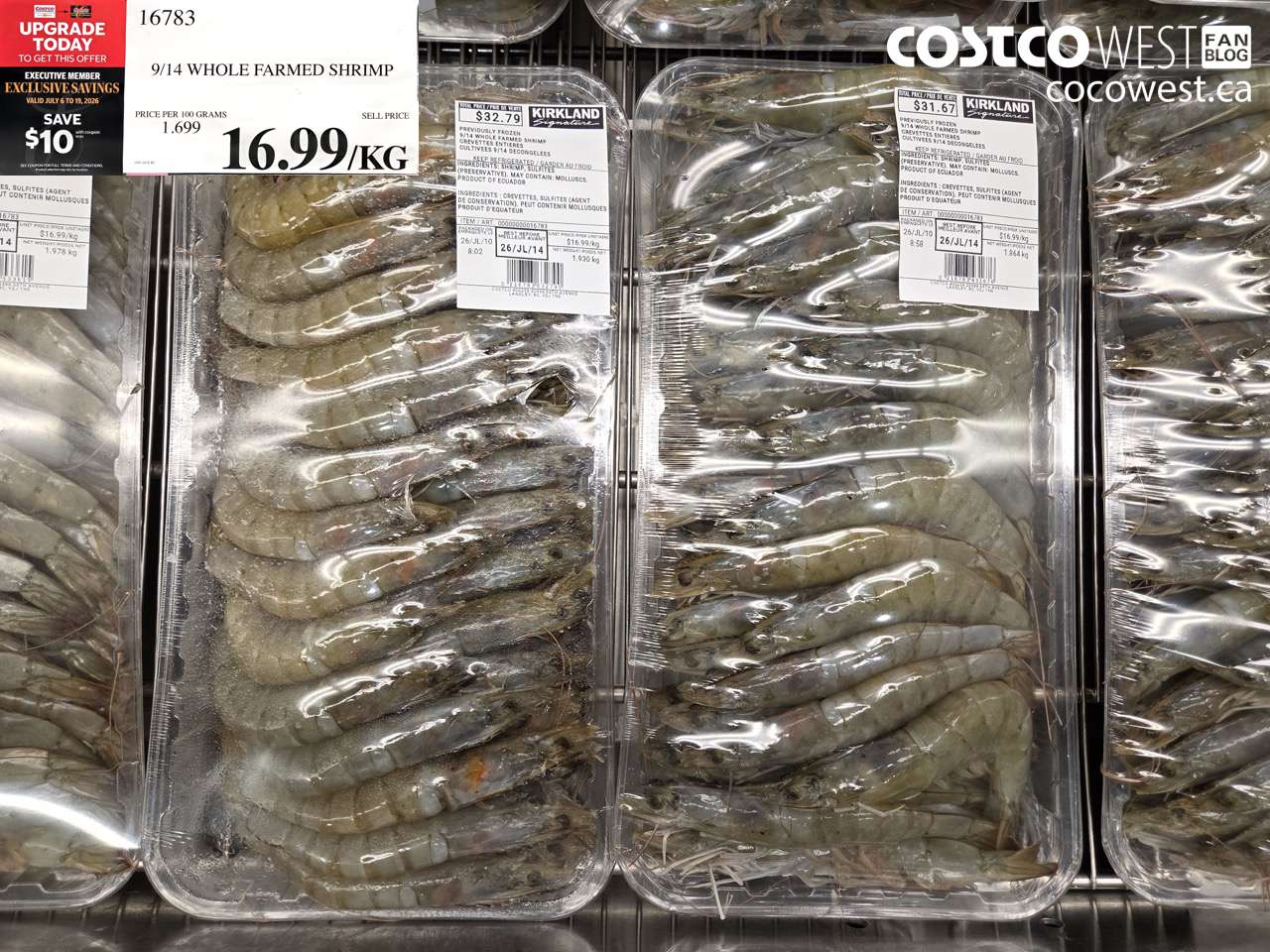 16783 9/14 WHOLE FARMED SHRIMP ($10.00 INSTANT SAVINGS EXPIRES ON 2026-07-19) $6.99