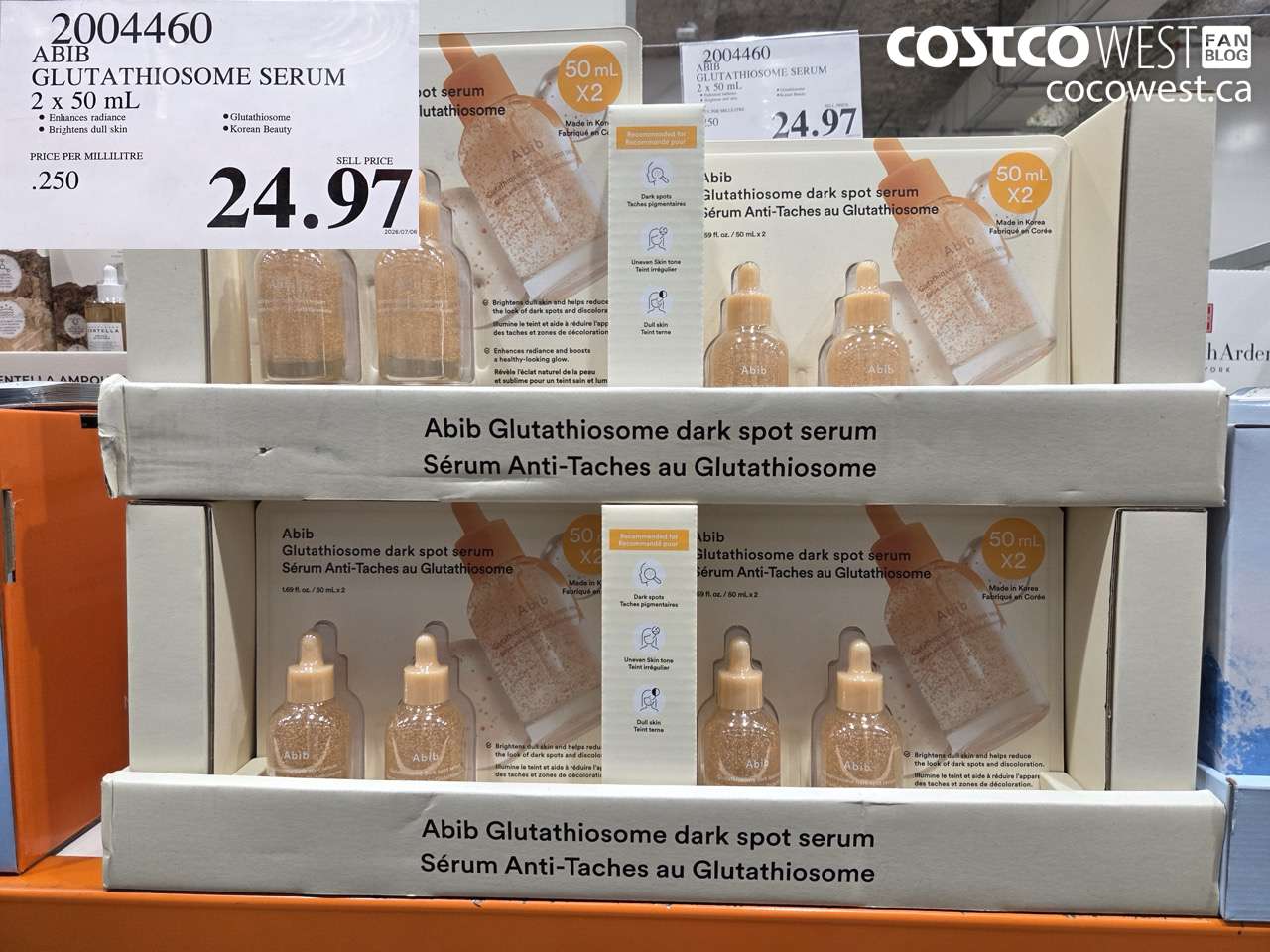 2004460 ABIB GLUTATHIOSOME SERUM 2 X 50 ML $24.97