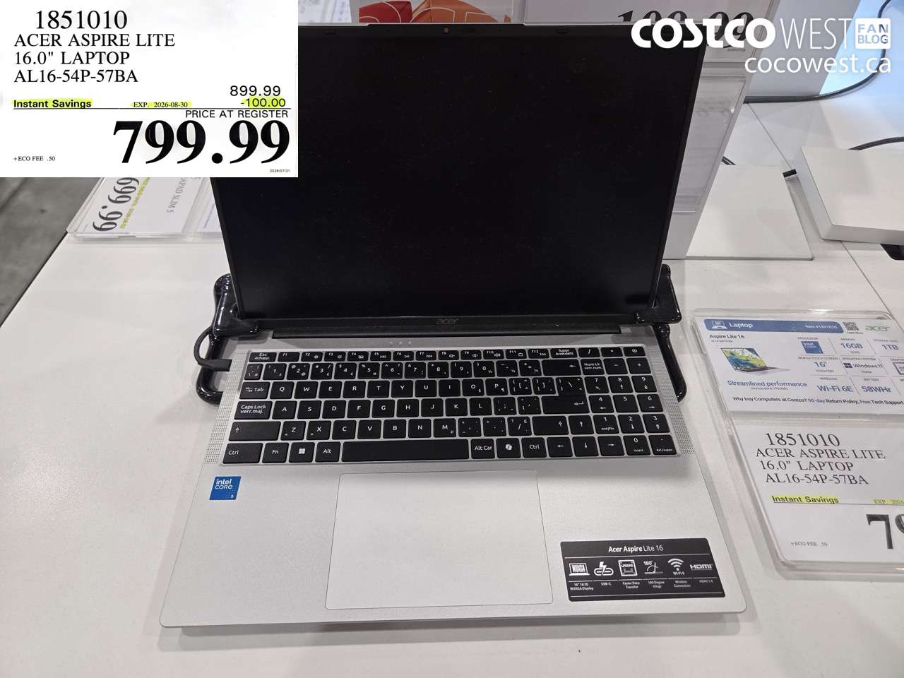 1851010 ACER ASPIRE LITE 16.0