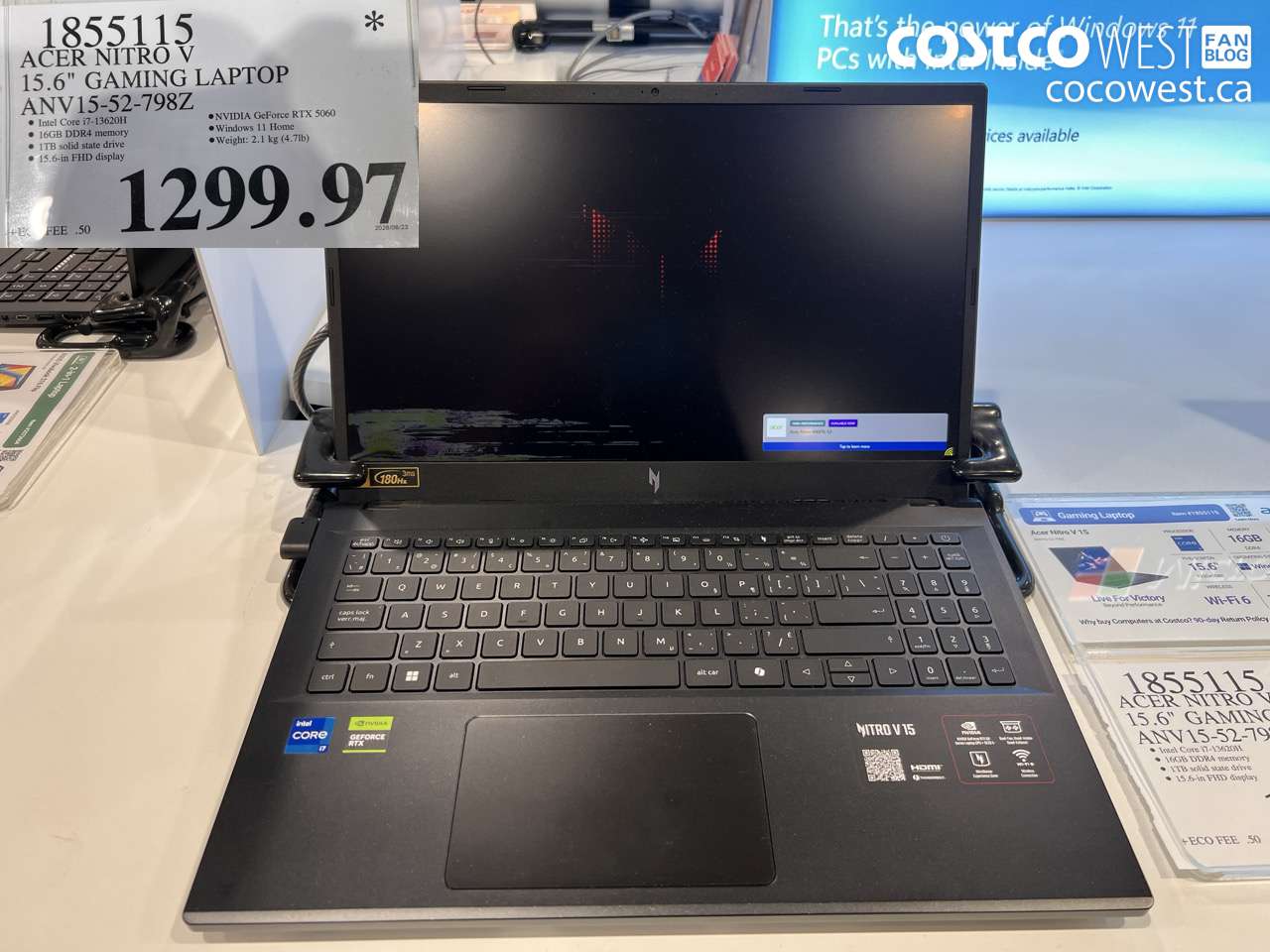 1855115 ACER NITRO V 15.6