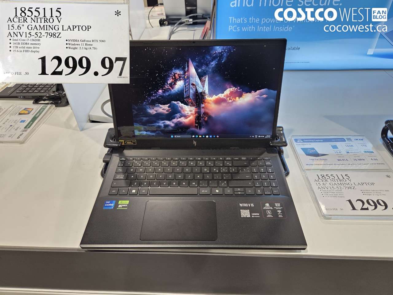 1855115 ACER NITRO V 15.6