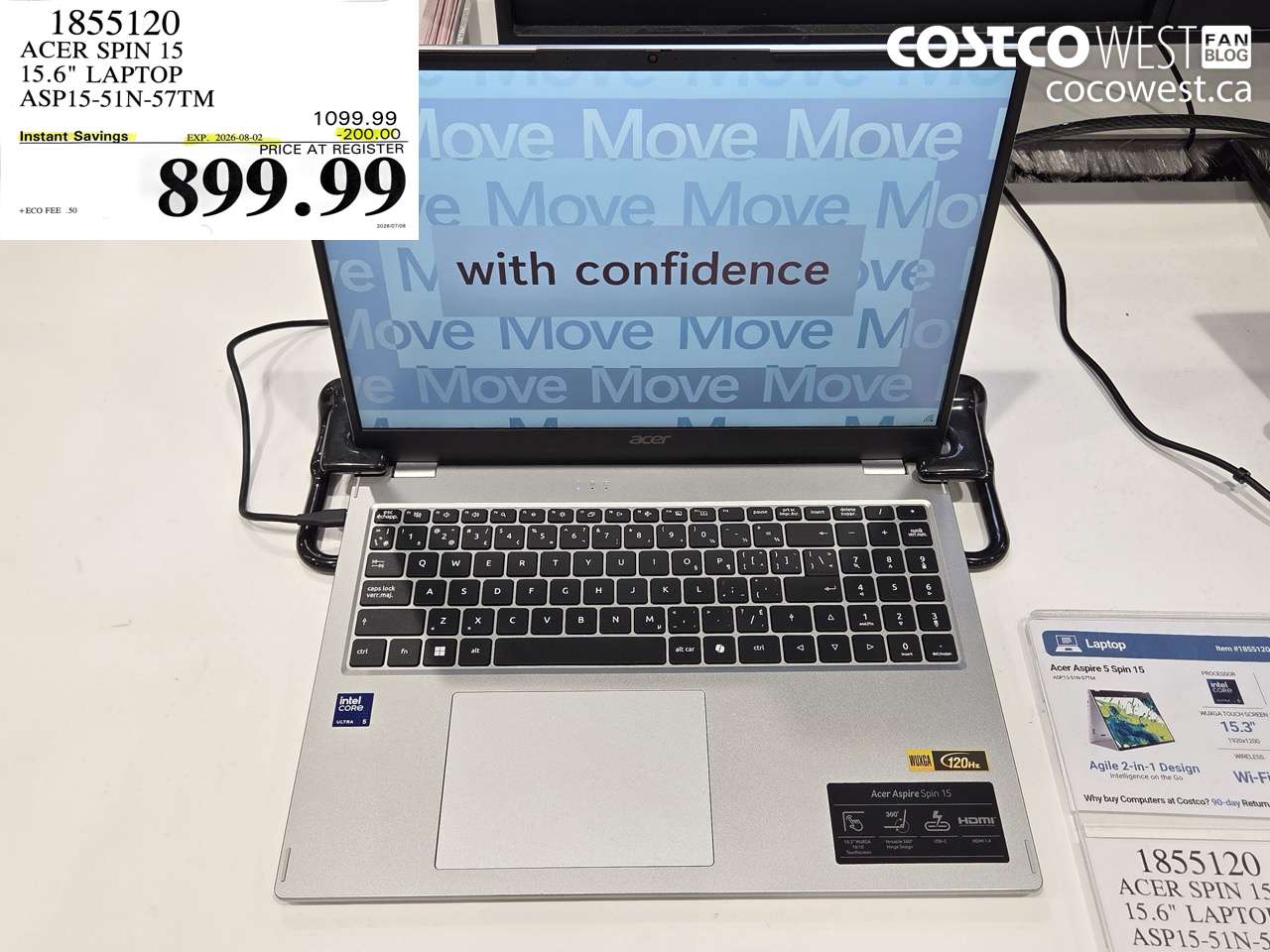 1855120 ACER SPIN 15 15.6