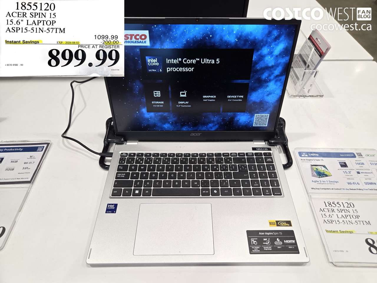 1855120 ACER SPIN 15 15.6