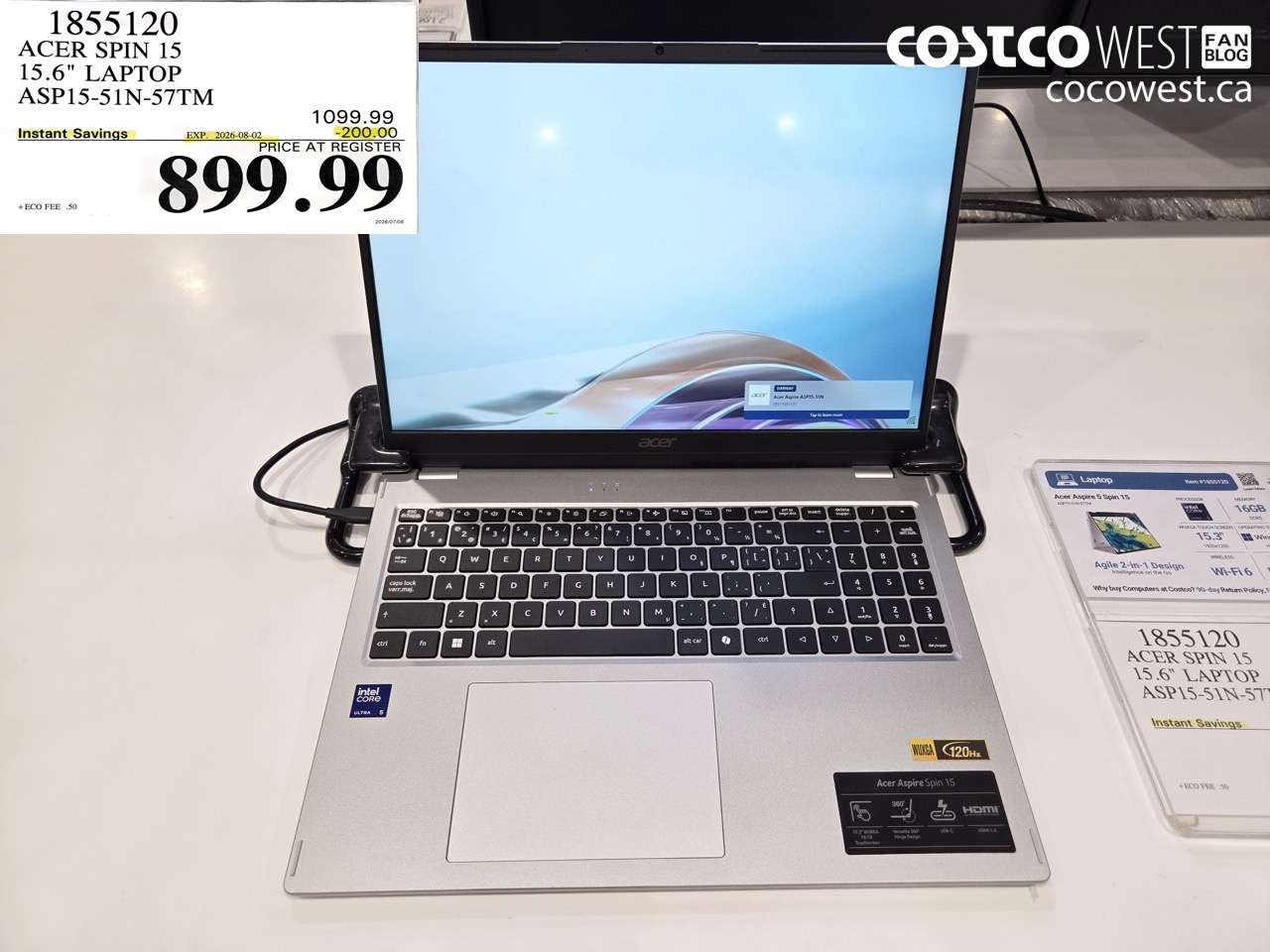 1855120 ACER SPIN 15 15.6