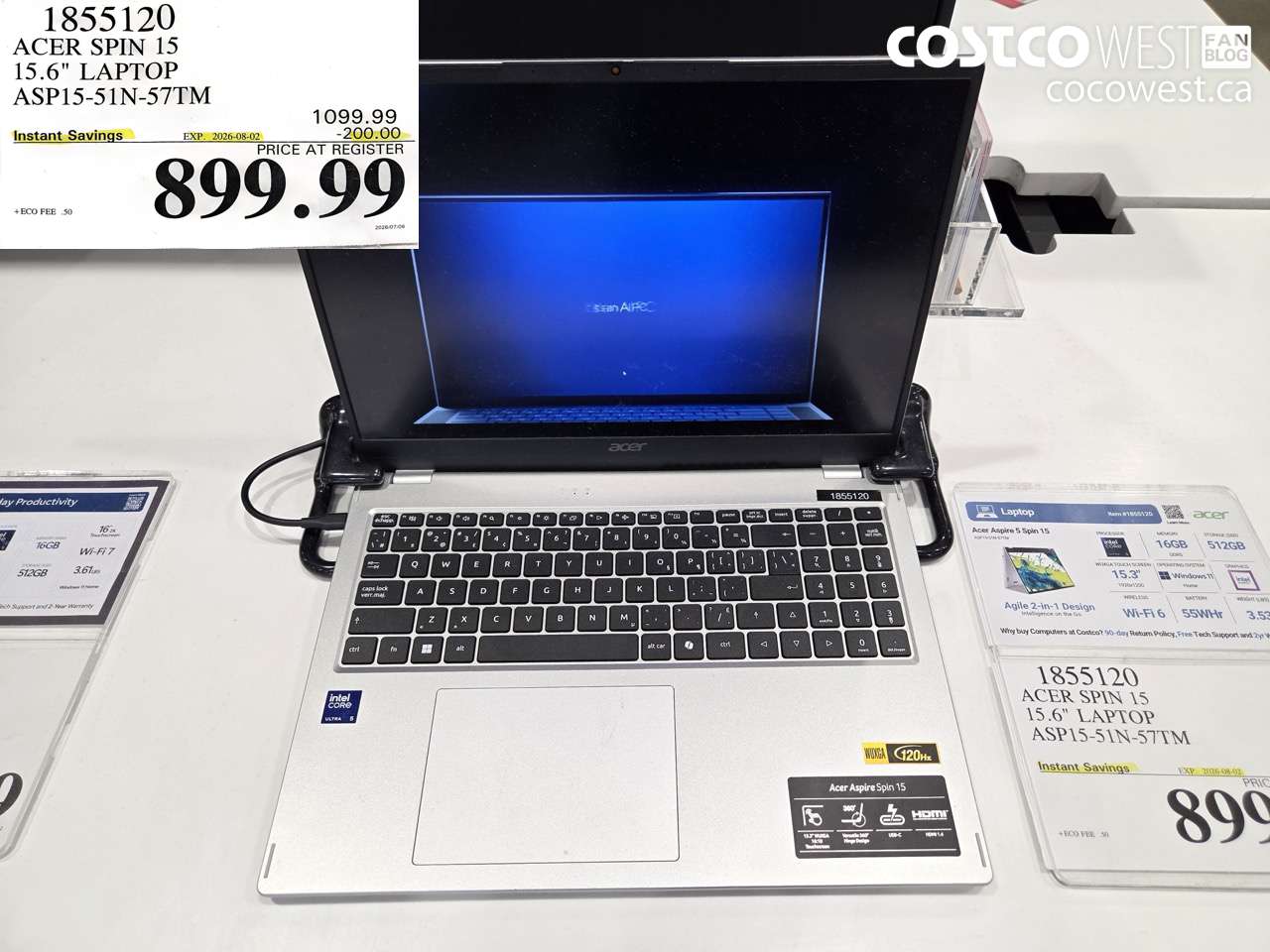 1855120 ACER SPIN 15 15.6