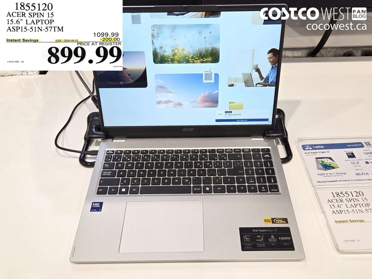 1855120 ACER SPIN 15 15.6