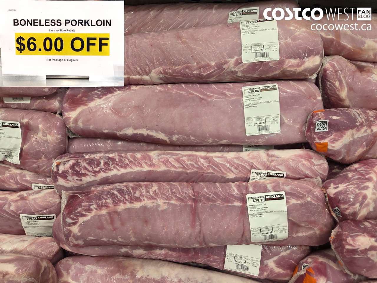 31089 (ALSO 31097) BONELESS PORKLOIN ($6.00 INSTANT SAVINGS)