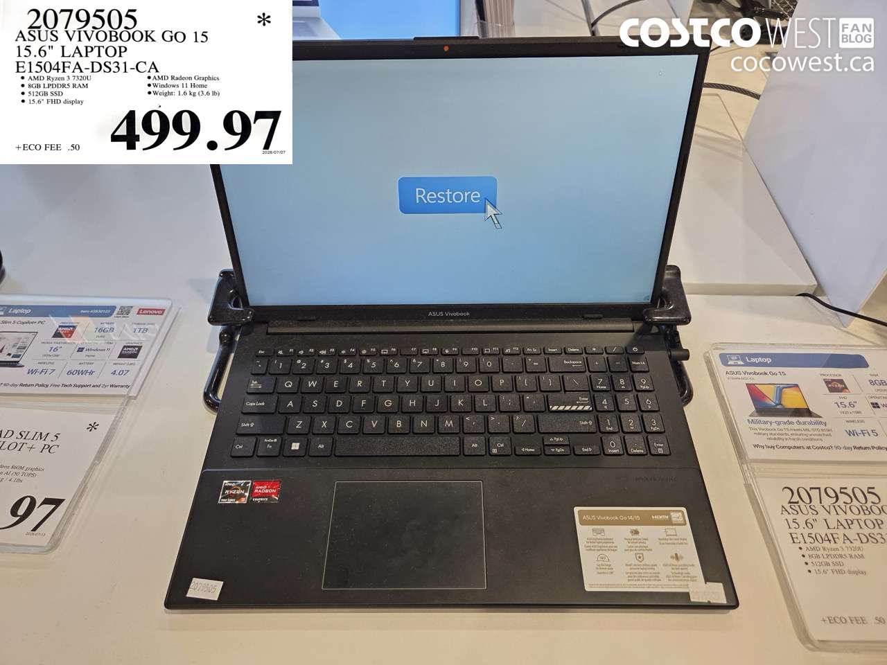 2079505 ASUS VIVOBOOK GO 15 15.6