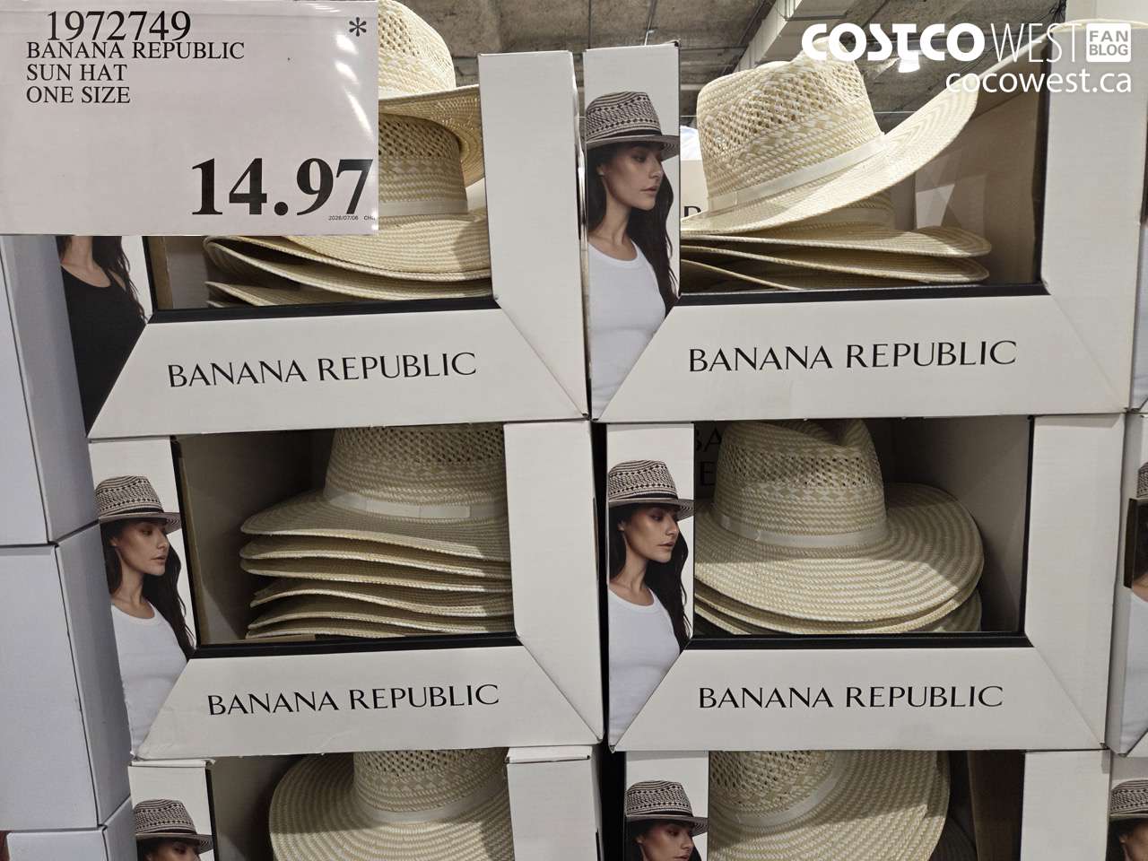 1972749 BANANA REPUBLIC SUN HAT ONE SIZE $14.97