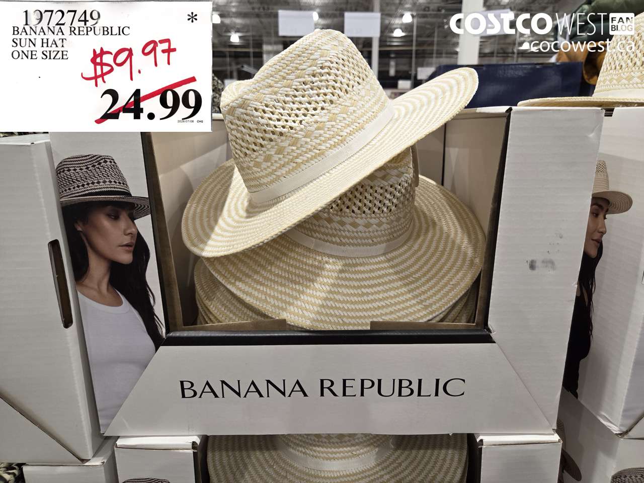 1972749 BANANA REPUBLIC SUN HAT ONE SIZE $9.97