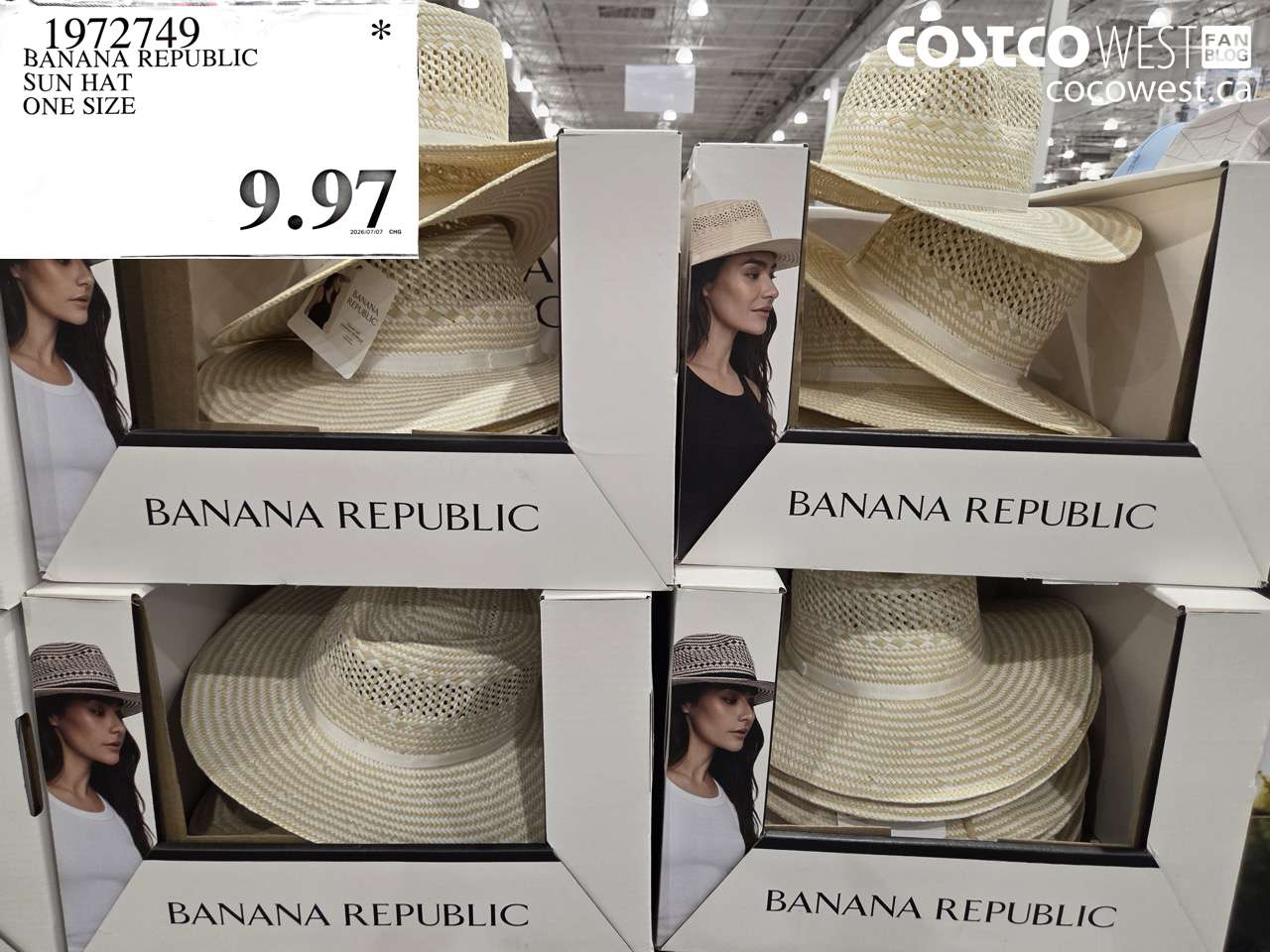 1972749 BANANA REPUBLIC SUN HAT ONE SIZE $9.97