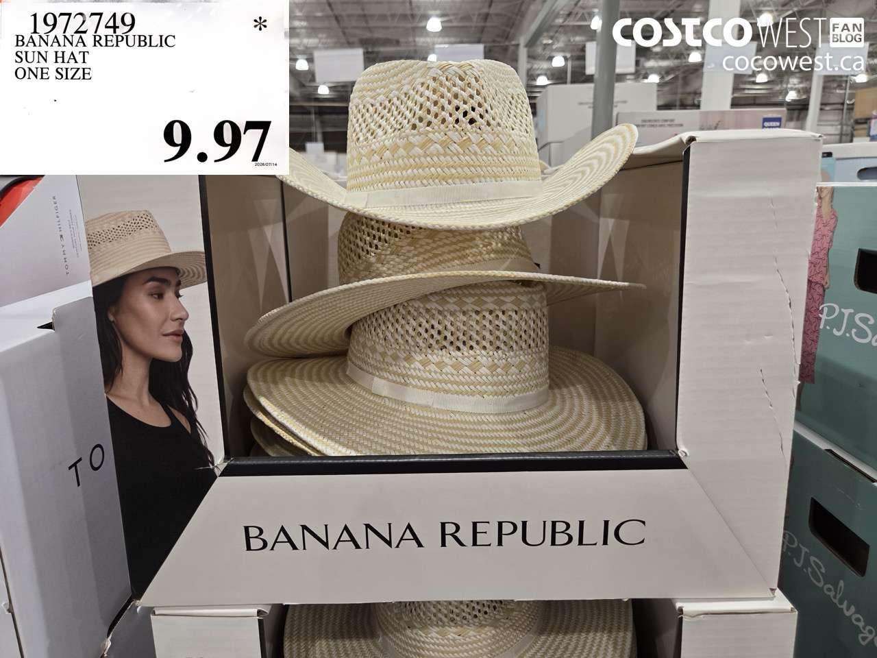 1972749 BANANA REPUBLIC SUN HAT ONE SIZE $9.97
