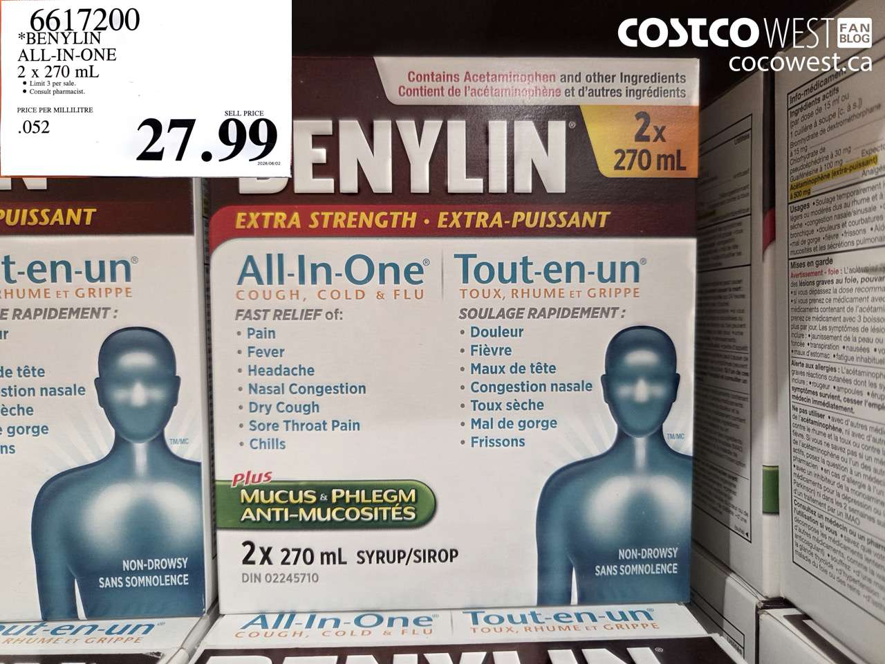 6617200 BENYLIN ALL-IN-ONE 2 X 270 ML $27.99
