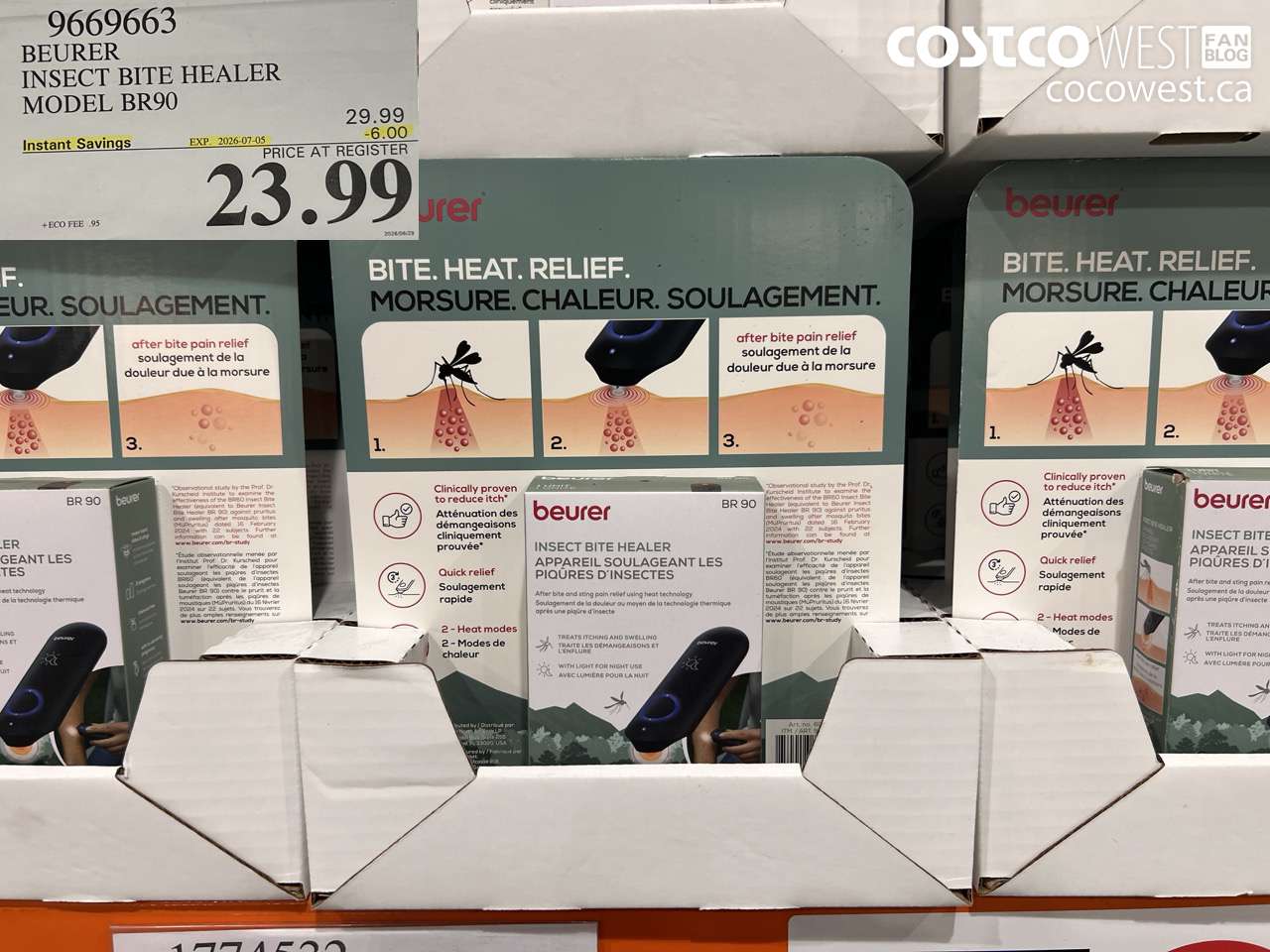 9669663 BEURER INSECT BITE HEALER MODEL BR90 ($6.00 INSTANT SAVINGS EXPIRES ON 2026-07-05) $23.99