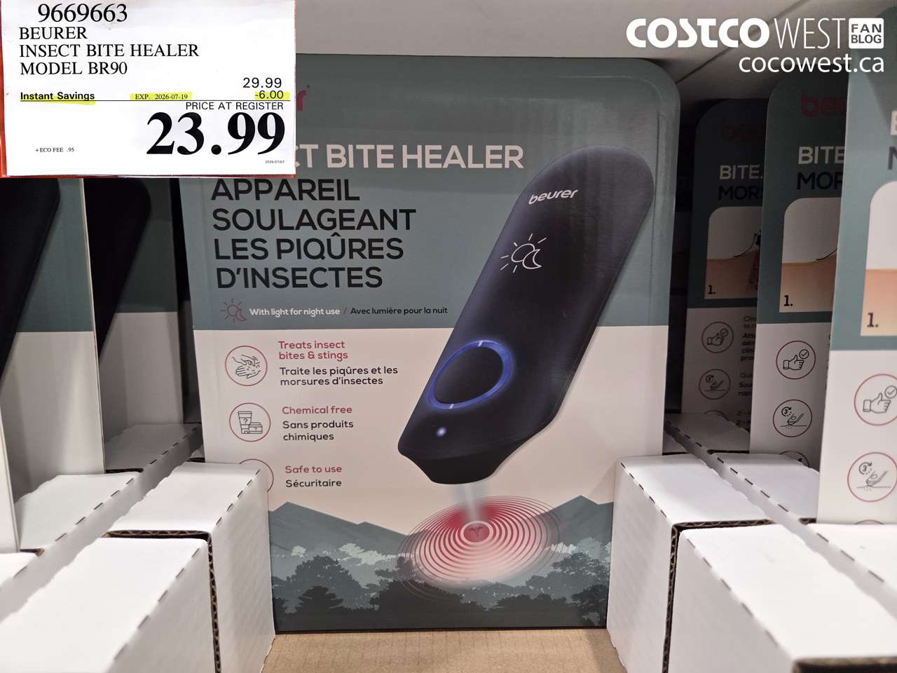 9669663 BEURER INSECT BITE HEALER MODEL BR90 ($6.00 INSTANT SAVINGS EXPIRES ON 2026-07-19) $23.99