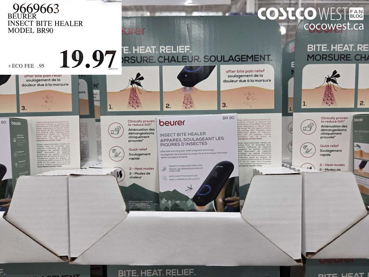 9669663 BEURER INSECT BITE HEALER MODEL BR90 $19.97