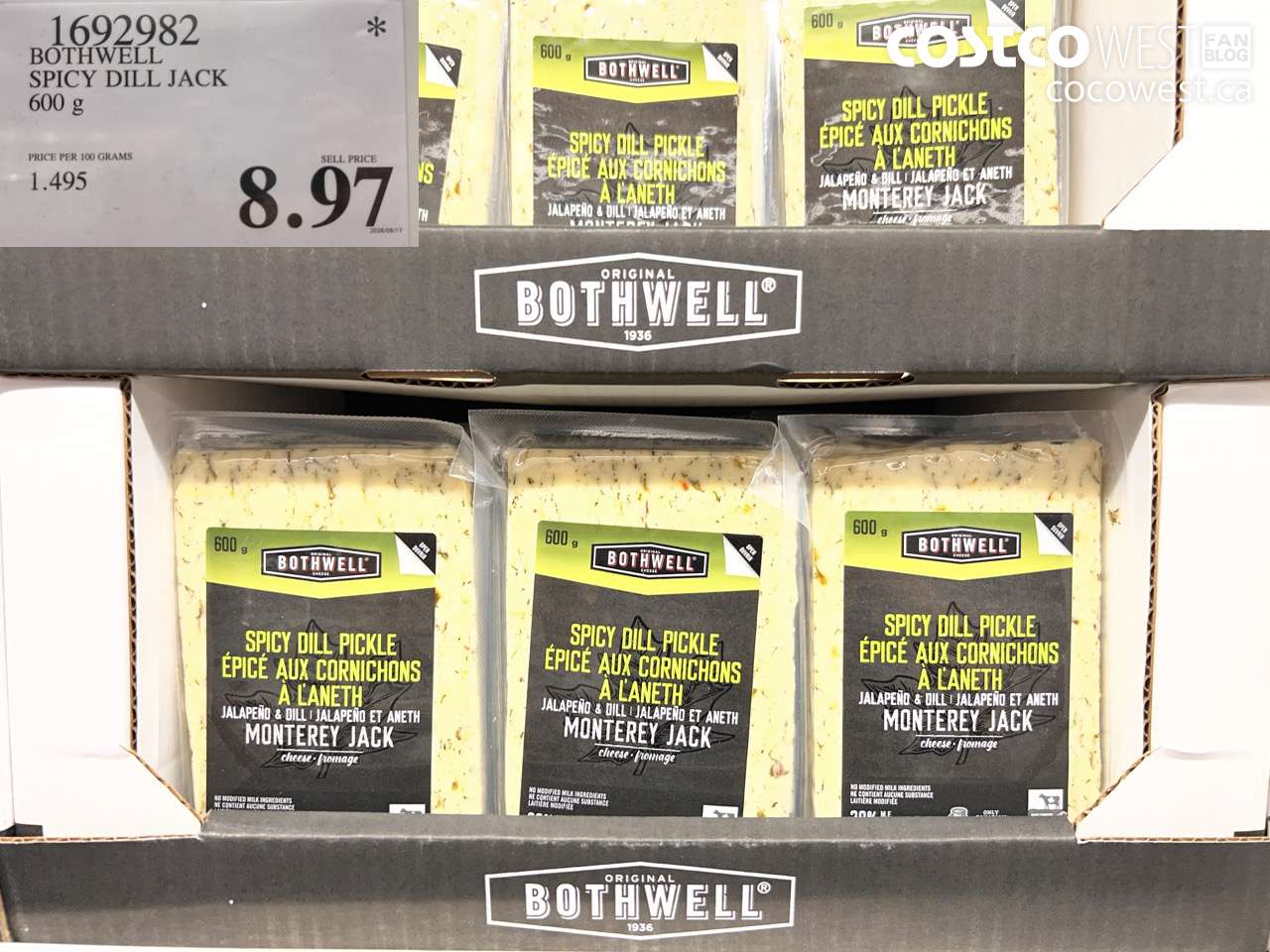 1692982 BOTHWELL SPICY DILL JACK 600 G $8.97