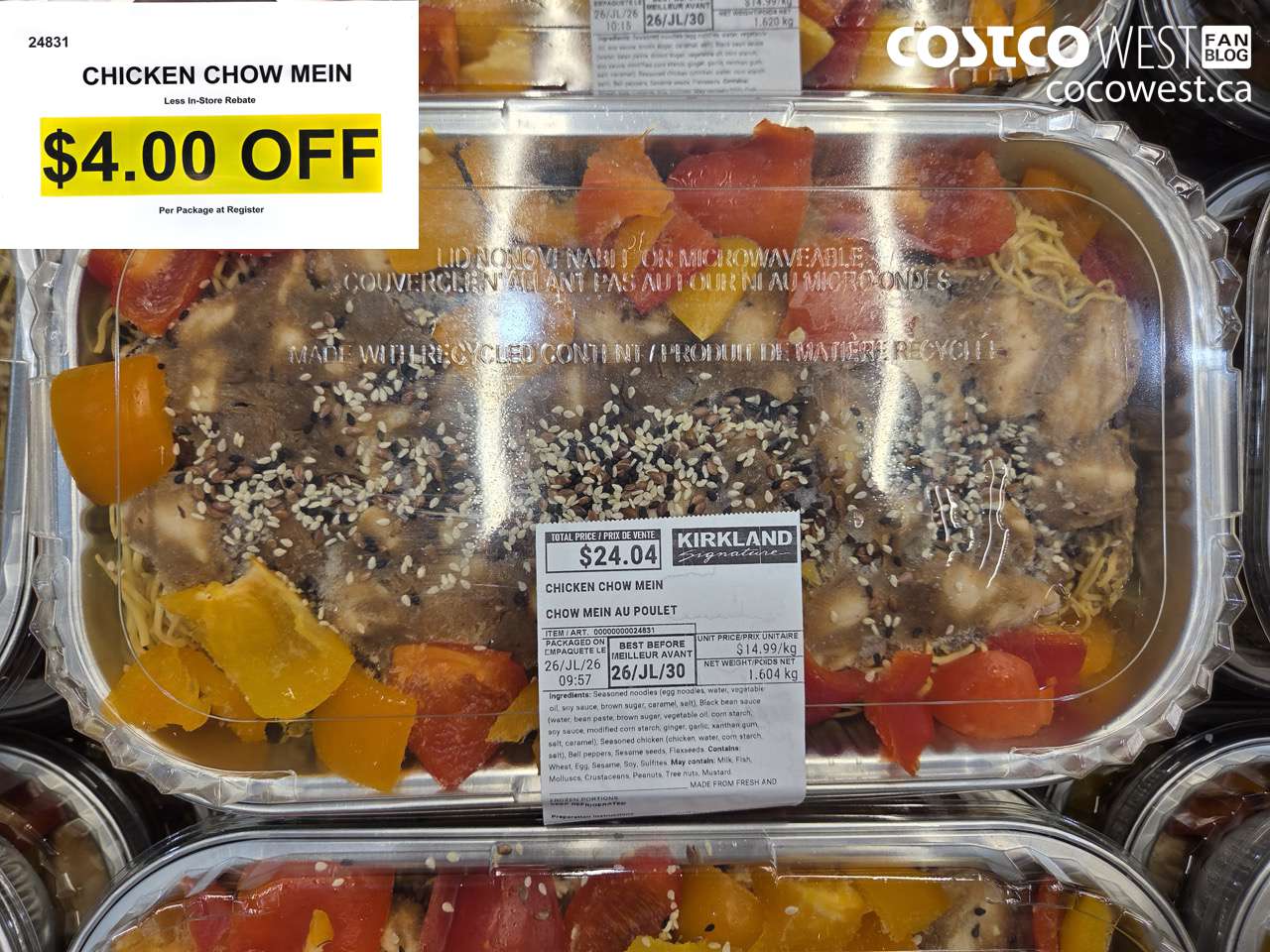 24831 CHICKEN CHOW MEIN ($4.00 INSTANT SAVINGS)