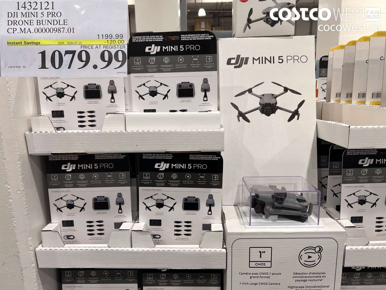 1432121 DJI MINI 5 PRO DRONE BUNDLE ($120.00 INSTANT SAVINGS EXPIRES ON 2026-07-12) $1079.99